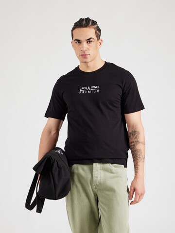 Jack & Jones Premium - Camiseta 'JPRBLUATLAS' en negro: frente