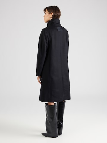 HUGO Red Between-Seasons Coat in Black