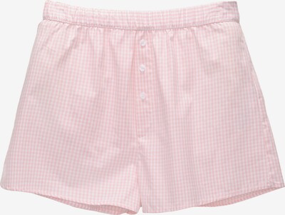 Pull&Bear Shorts in rosa / weiß, Produktansicht