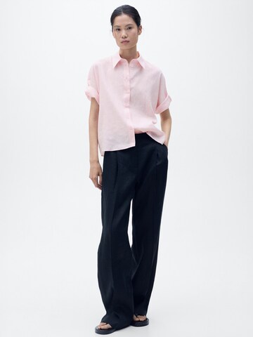 MANGO Blouse 'PAI' in Pink