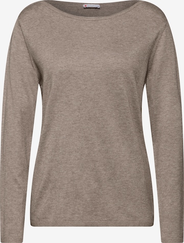 STREET ONE Strickpullover in Braun: Vorderseite