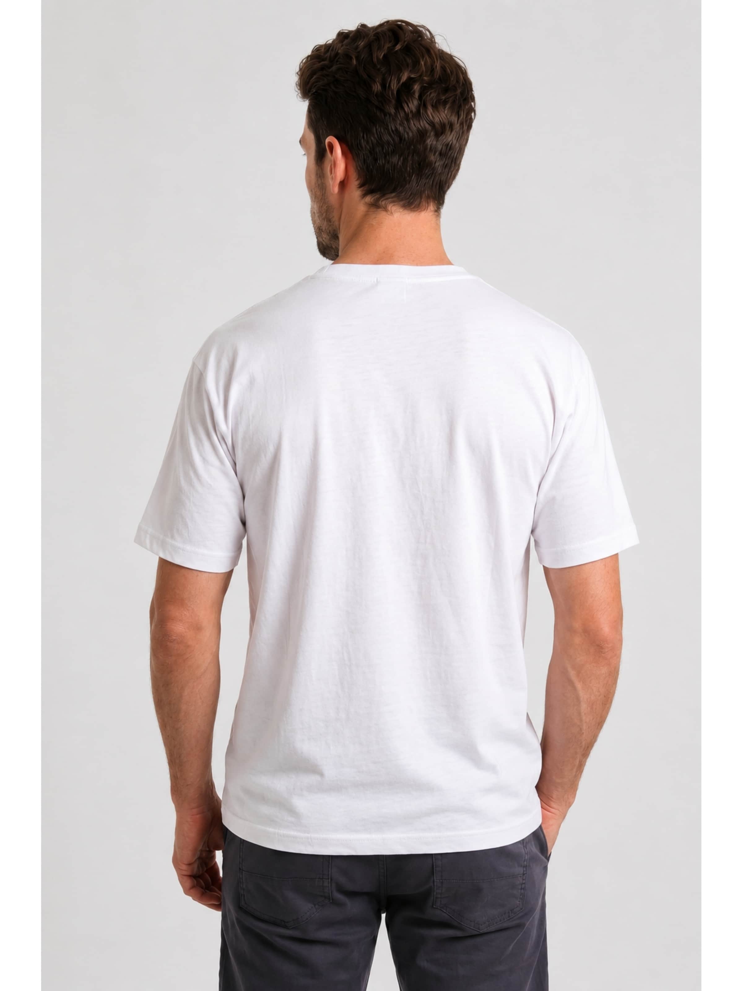 alan red Shirt 'Venice' in White