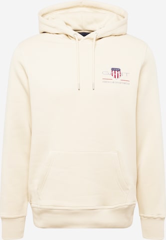 GANT Sweatshirt in Beige: voorkant