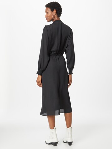 Robe-chemise 'Cassie' co'couture en noir