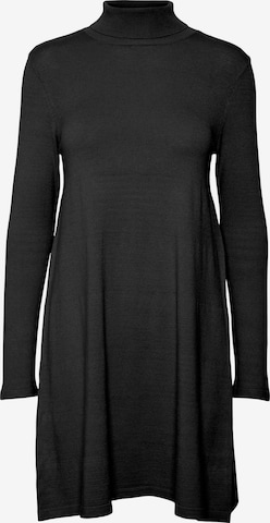 VERO MODA Knitted dress 'Happiness' in Black: front