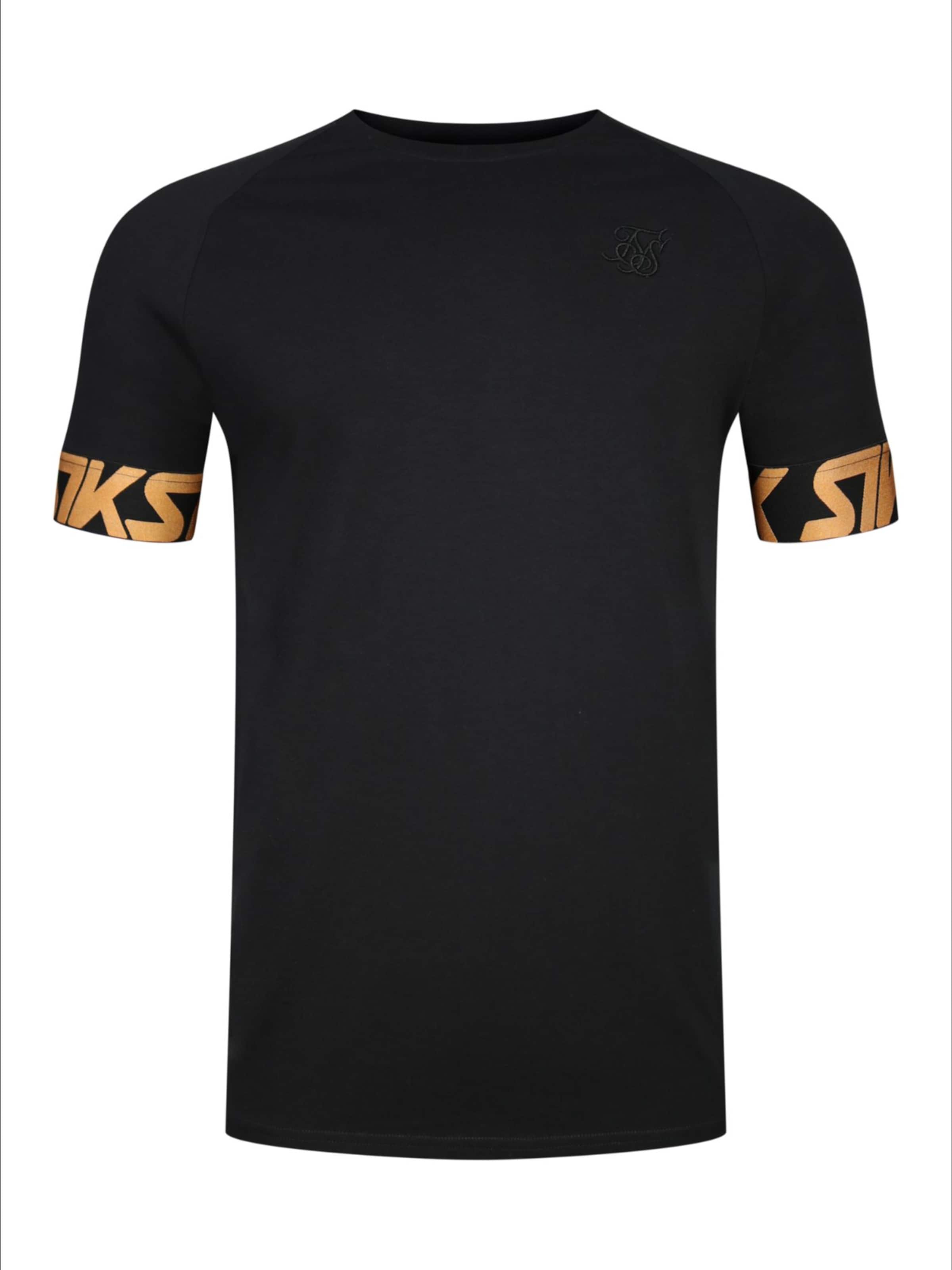 SikSilk Shirt in Zwart: voorkant
