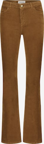 Fabienne Chapot Flared Pants 'Eva' in Brown: front