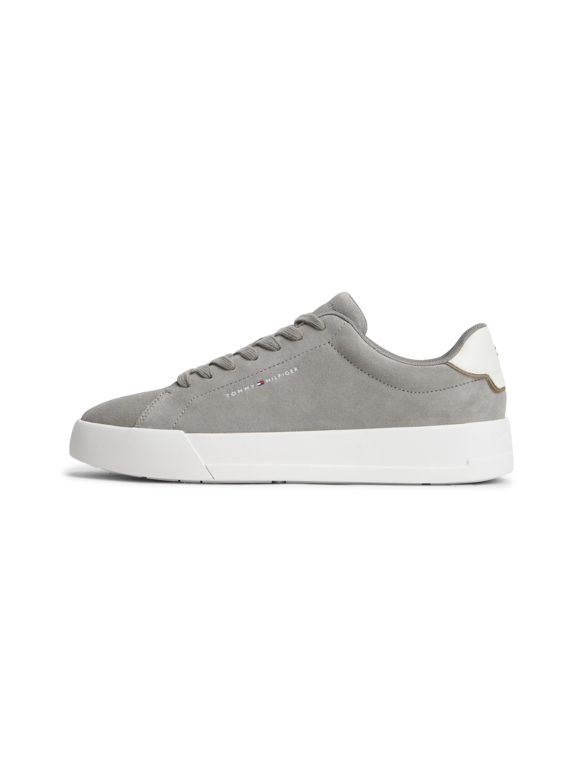 TOMMY HILFIGER Platform trainers 'COURT CORE' in Grey: front