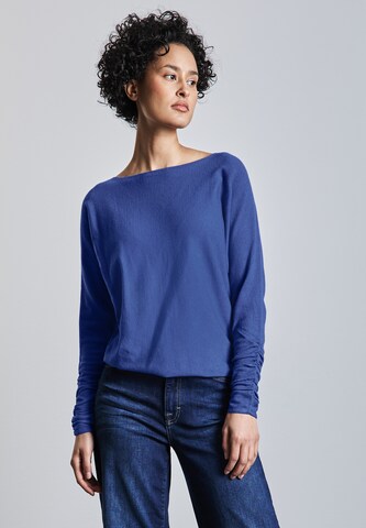 STREET ONE Sweater in Blue: front