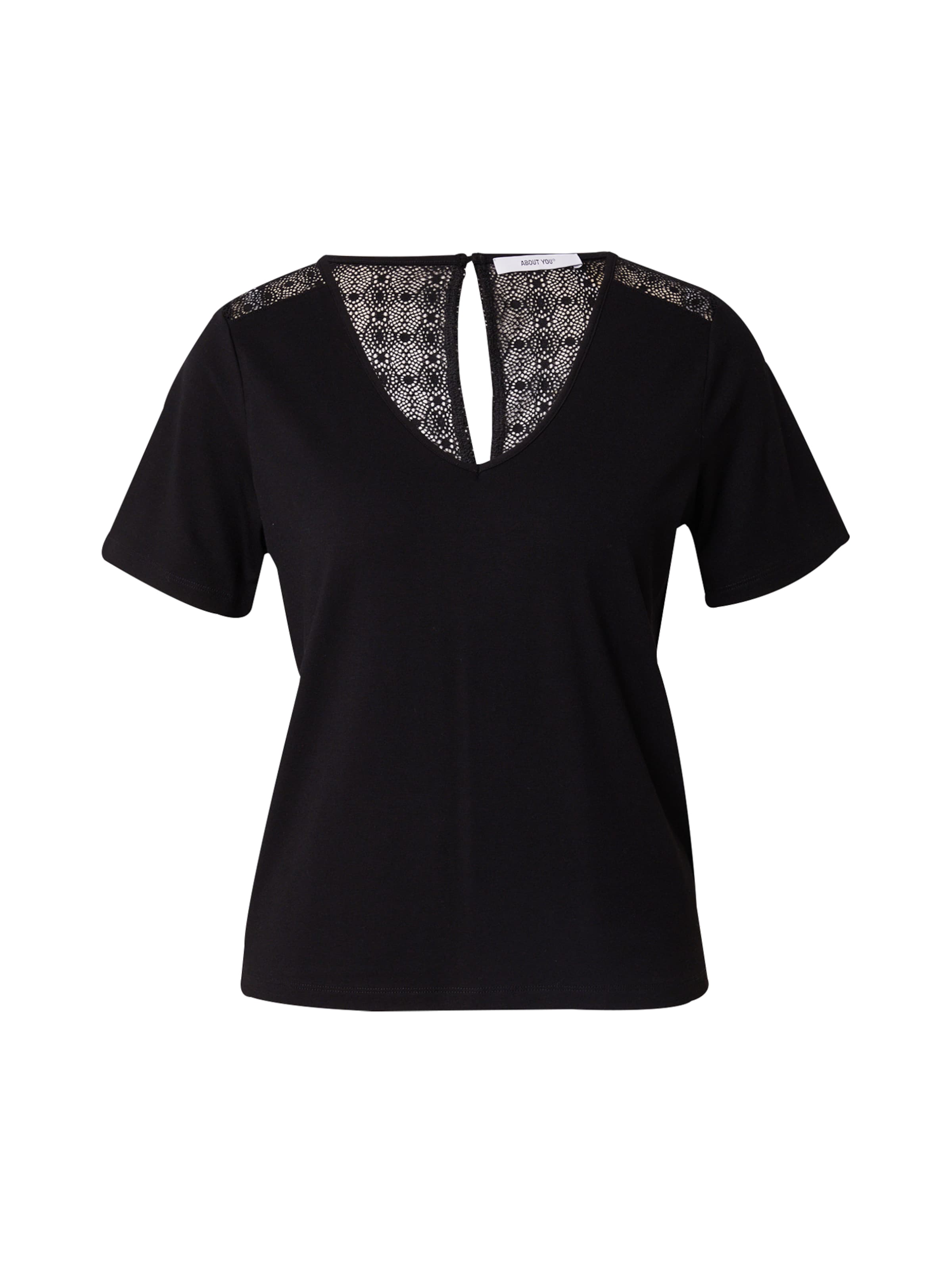 ABOUT YOU Särk 'Charlotte', värv must: eest vaates