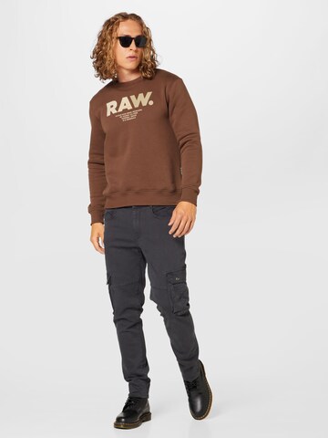 G-Star RAW Mikina – hnědá