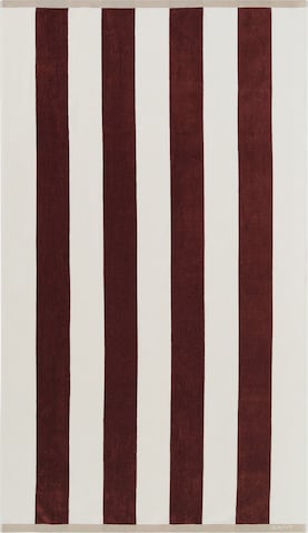 Serviette de plage GANT en rouge : devant