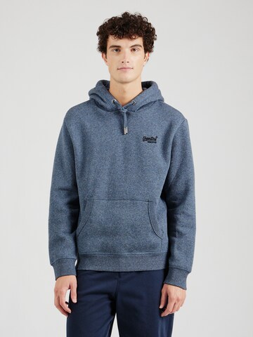 Superdry Sweatshirt 'Essential' in Blau: Vorderseite