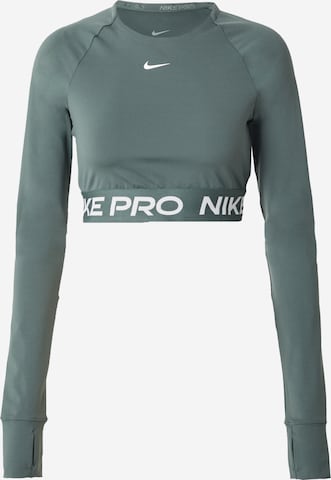 NIKE Функциональная футболка 'PRO' в Зеленый: спереди