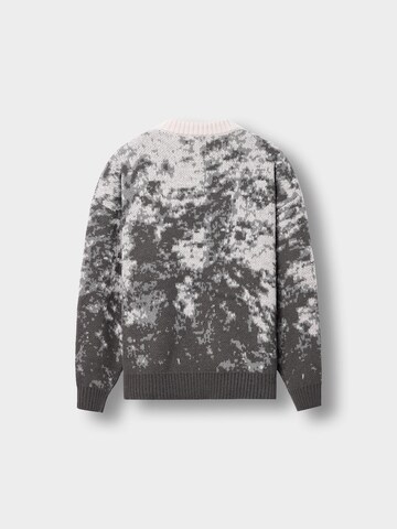 Burocs Sweater 'Pixel' in Grey