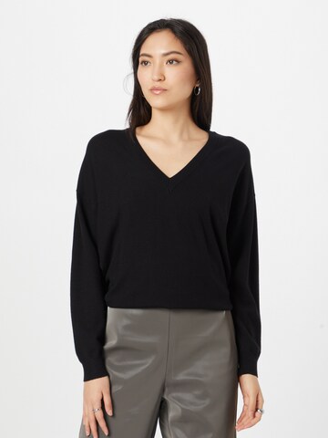 MSCH COPENHAGEN Sweater in Black: front