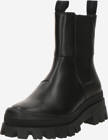 Boots chelsea di Ten Points in nero: frontale