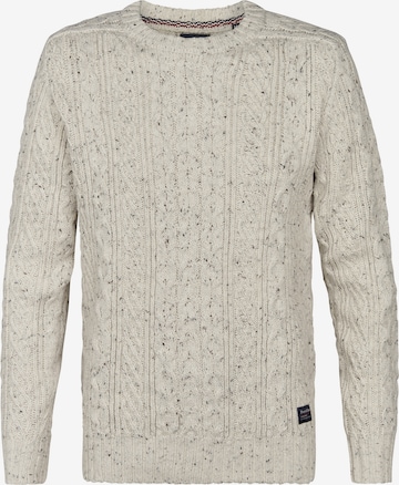 Petrol IndustriesPulover - bež boja: prednji dio