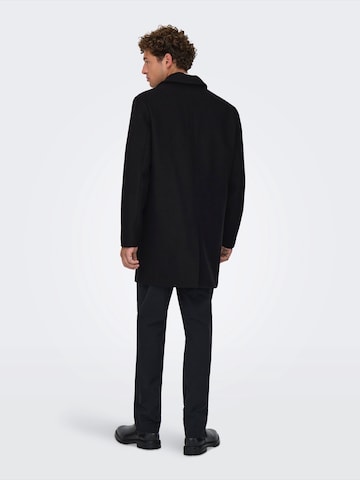 Manteau mi-saison 'ONSARON' Only & Sons en noir