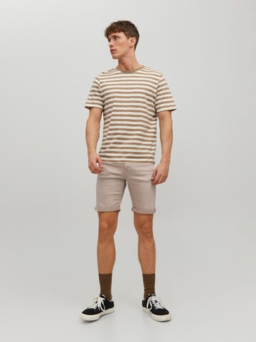 JACK & JONES Regular Jeans 'RICK' in Beige