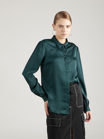 VILA - Blusa em verde: frente