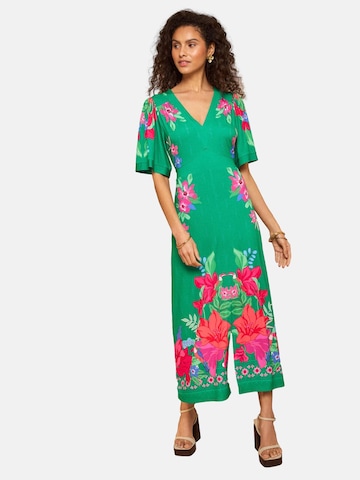 Robe love & roses en vert : devant