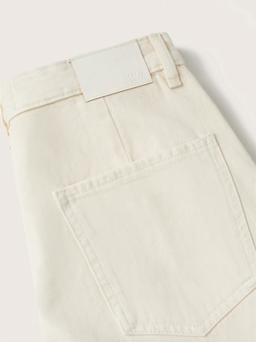 MANGO Regular Jeans 'Janet' in Wit