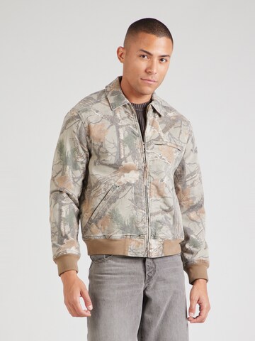 Veste mi-saison HOLLISTER en gris : devant