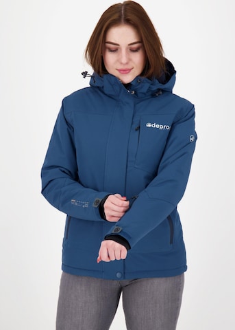 deproc Winter Jacket 'MONTREAL WMN' in Blue: front
