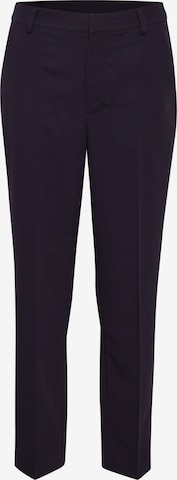 Pantalon à plis 'Sakura ' Kaffe en bleu : devant