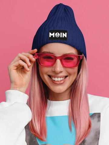 Youth Designz Beanie 'Moin' in Blue