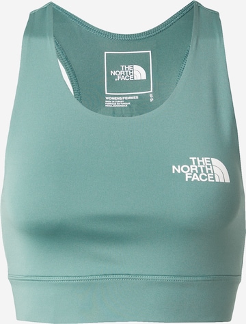 THE NORTH FACE - Soutien de desporto 'FLEX' em verde: frente