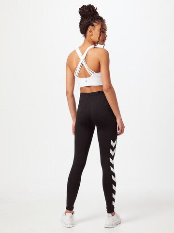 Skinny Pantalon de sport Hummel en noir