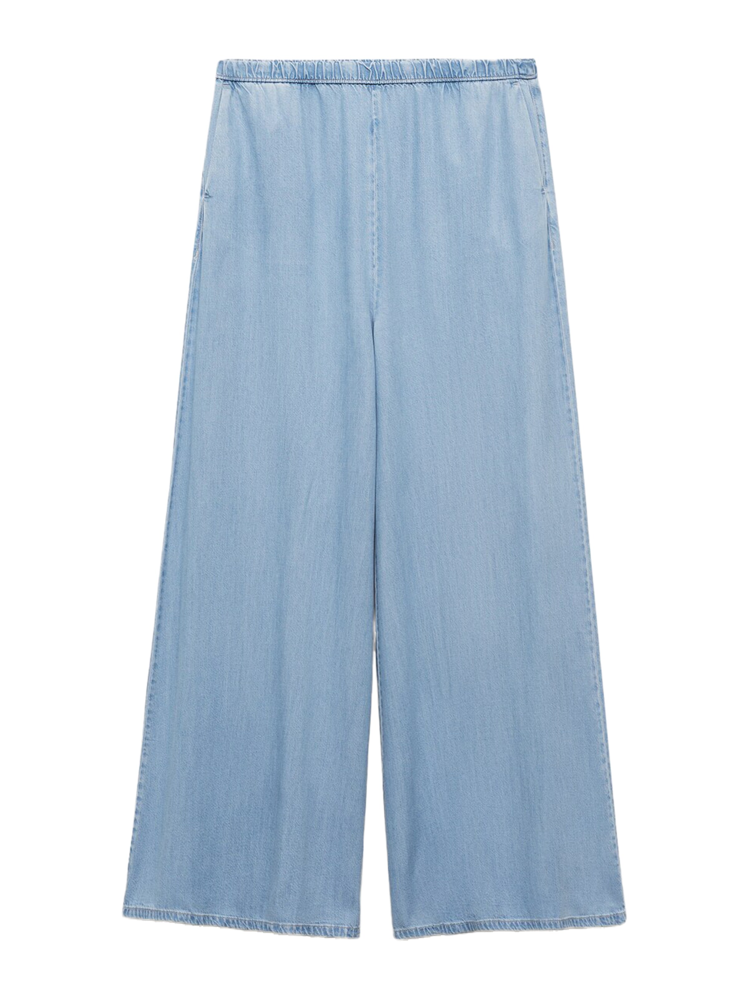 MANGOWide Leg/ Široke nogavice Traperice 'SIROS' - plava boja: prednji dio