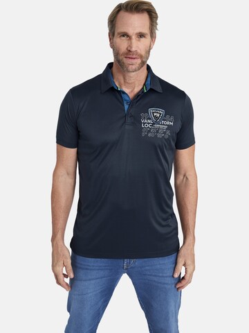 T-Shirt ' Teppo ' Jan Vanderstorm en bleu : devant