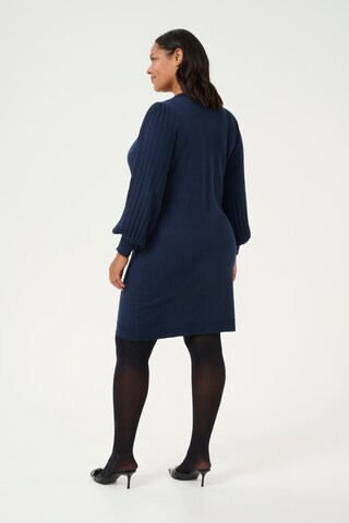 Robe 'Jessie' KAFFE CURVE en bleu