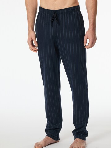 Pantalon de pyjama ' Mix + Relax ' SCHIESSER en bleu