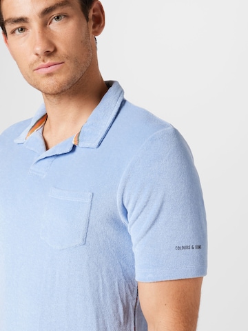 COLOURS & SONS Poloshirt in Blau