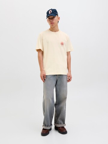 JACK & JONES Tričko 'JORCanggu' – béžová