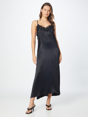 Warehouse Dress in Black: front