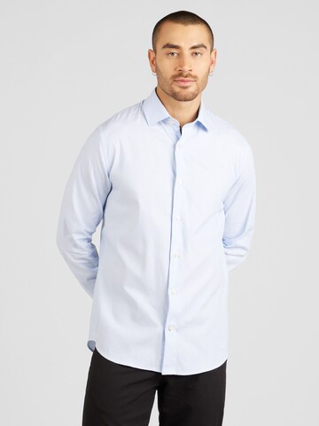 Coupe regular Chemise 'Trostol' Matinique en bleu : devant