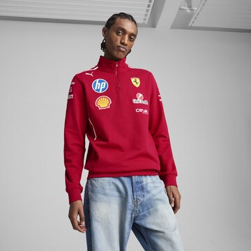 PUMA Sportsweatshirt 'Scuderia Ferrari 2025 Team' in Rood: voorkant