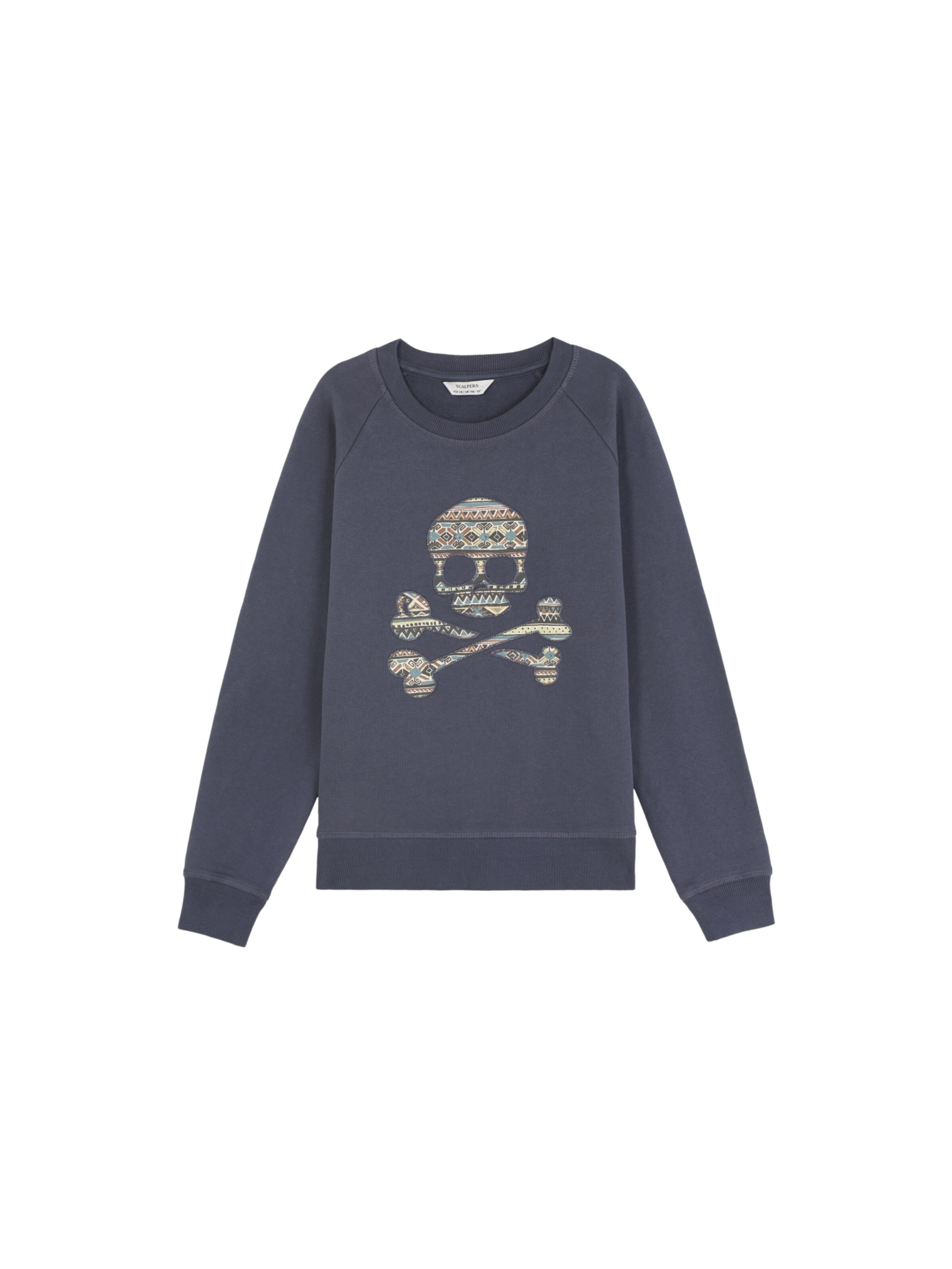 Scalpers Μπλούζα φούτερ ' ' σε μπλε: μπροστά