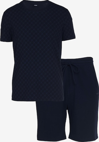 JOOP! Pajama short 'Leisure' in Blue: front