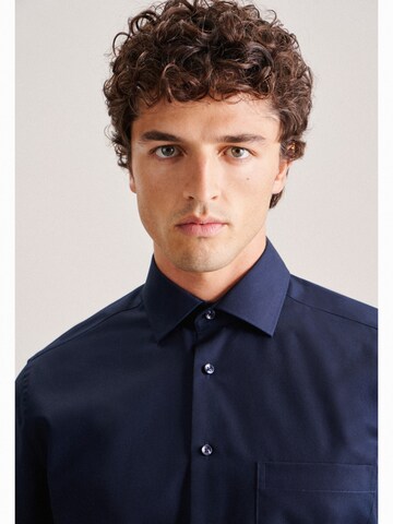 SEIDENSTICKER Regular fit Business shirt in Blue