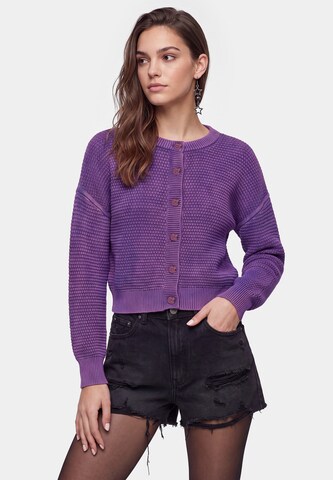Cardigan myMo ROCKS en violet : devant