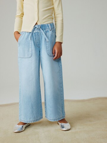 Next Wide Leg Jeans in Blau: Vorderseite