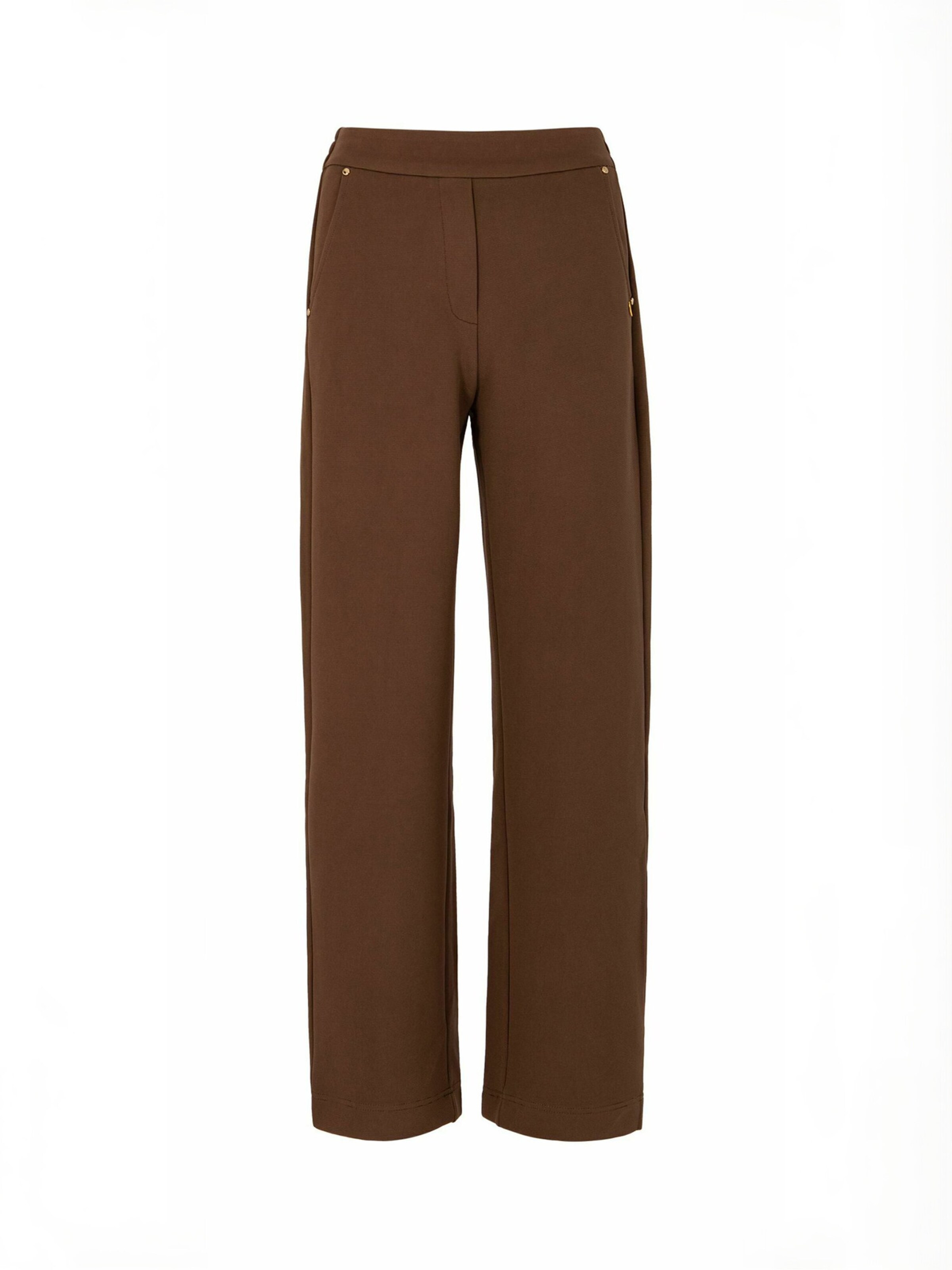 Coster Copenhagen Broek ' Jersey ' in 32 in de kleur Donkerbruin, Productweergave