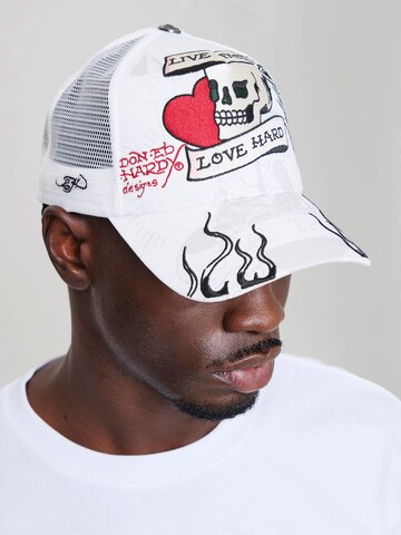Ed Hardy Cap in Weiß