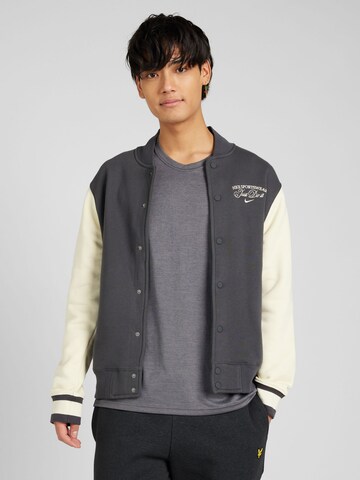 Veste mi-saison 'VARSITY' Nike Sportswear en gris : devant